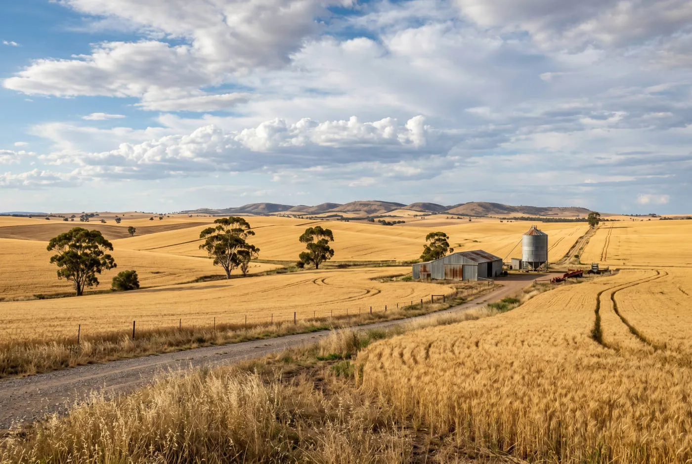 Rural concrete slab on a Mid North property