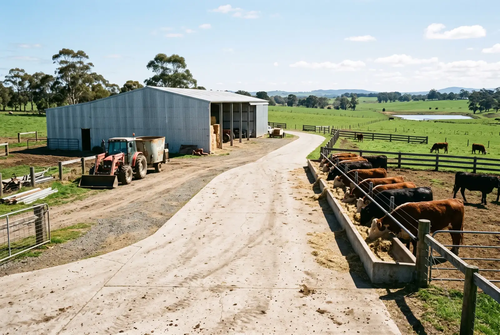 Farm & Rural Concrete: Sheds, Dairies & Laneways