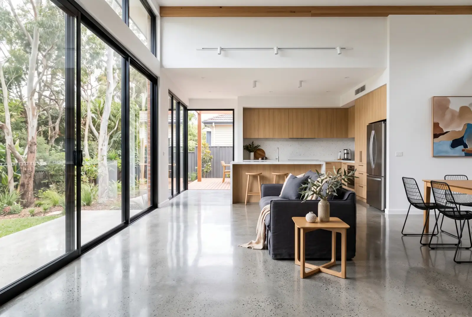 Polished Concrete Floors for Homes and Sheds